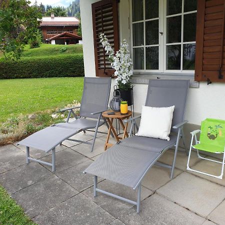 Chalet Spitzhorn - Your Peak Getaway - Private Terrasse & Gratis Parkplatz Gsteig 外观 照片
